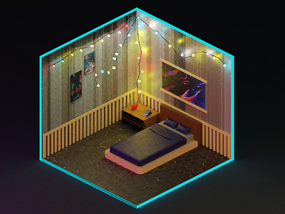 Lighting in room 3d 3drender art blender3d blender3dart blenderart blenderdaily blenderguru blenderrender blenders blendershare celebration cg cgi diwali happydiwali render rendering