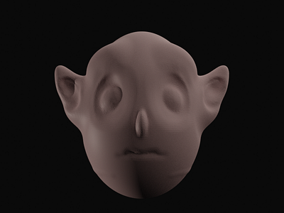 First Sculpting Try rendering3d