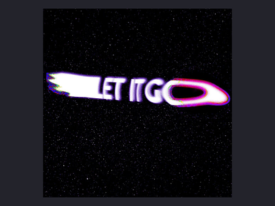 Let it go - Typography adobe photoshop text typography