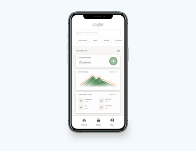 Joyful homepage design health landing page supplement ui ux vitamin
