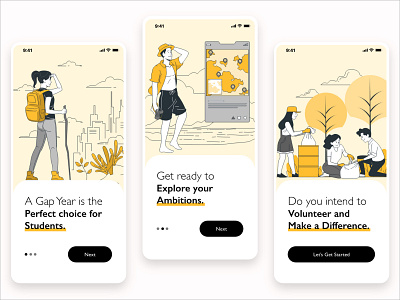 Gap Year Onboarding - Mobile App