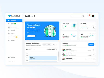 Caduceus - Dental Clinic Management Web App
