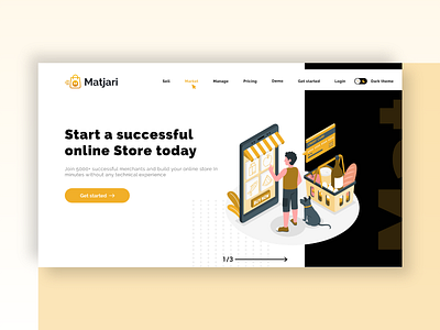 E-commerce Home page | UI