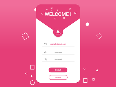 Sign Up Screen app ui sign in sign up form sign up screen sign up ui signup