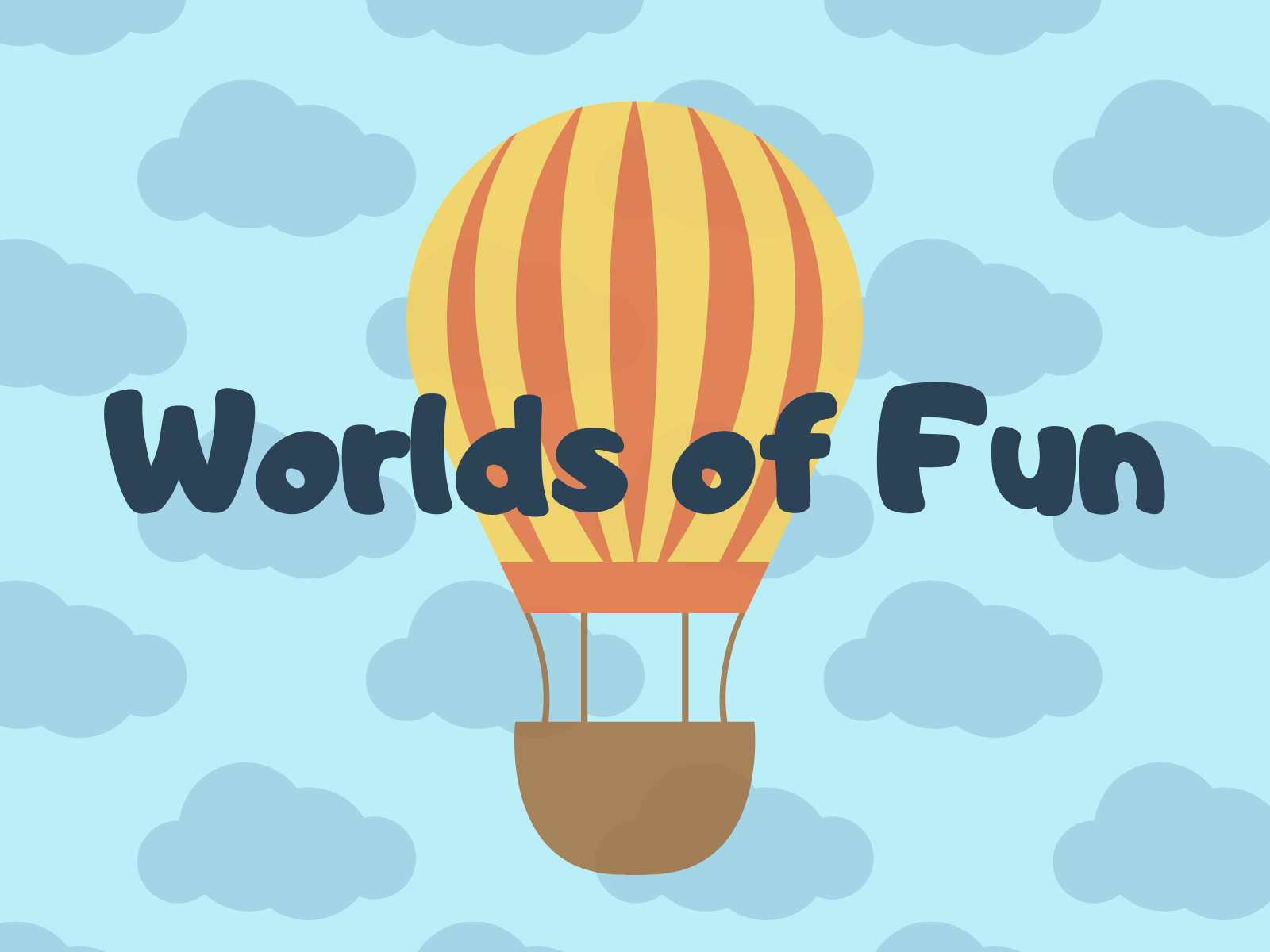 Dribbble worlds of fun rebrand.png by Jasmine Crosby