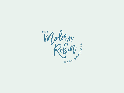 Logo the Modern Robin branding identité logo