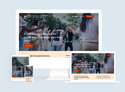 Denver SUP Program Homepage branding browser design desktop minimal mobile tablet ui ux web website