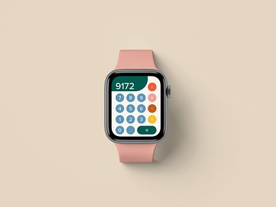 Daily UI 004 - Calculator apple watch daily ui design ios retro ui ui design ux