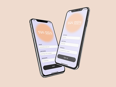 Daily UI 001 - Sign Up branding daily ui design ios minimal mobile retro typography ui ux