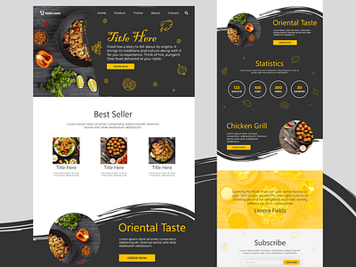 Food Website Landing Page