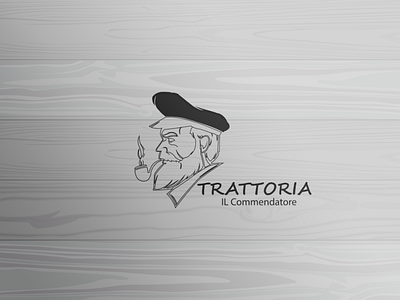 Trattoria Logo branding design graphic design logo logo design minimal