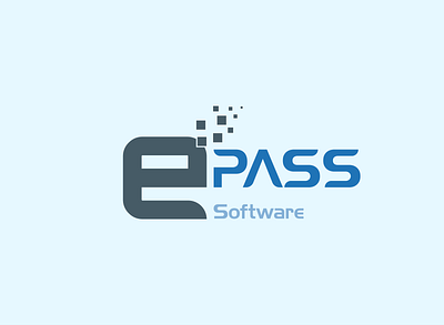 E-pass Logo branding design flat graphic design logo logo design minimal