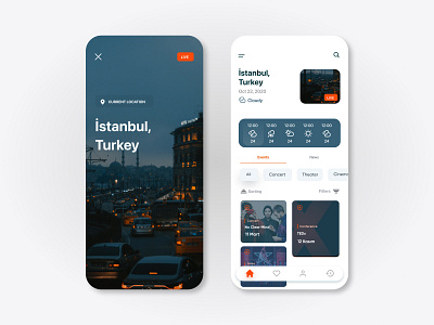 City ​​Event And News App Design app app design application design figma graphic design illustration illustrator mobile app ui ui ux ui design uidesign uiux ux ux ui ux design uxdesign uxui