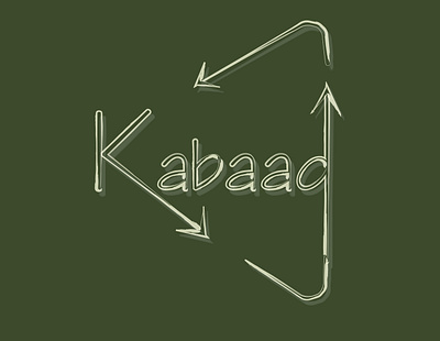 Logo Design for "Did You Say Kabaad?" branding design flat graphic design illustration illustrator logo minimal type typography