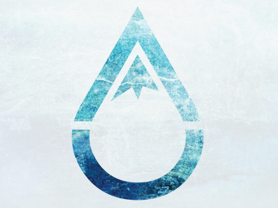 Personal Logo ice illustrator logo mountain snow water