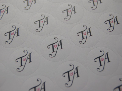 Envelope Seals envelope seals illustrator logo wedding stationary