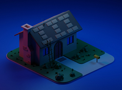 lowpoly blender3d