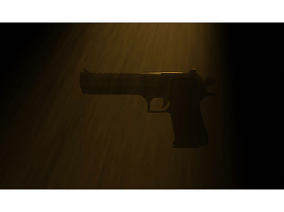 desert eagle 50 calibre blender3d blendercycles