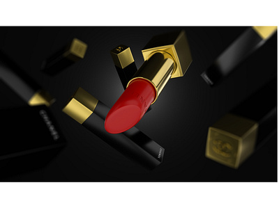 CHANEL LIPSTICK 💄 autodeskmaya branding design product animation