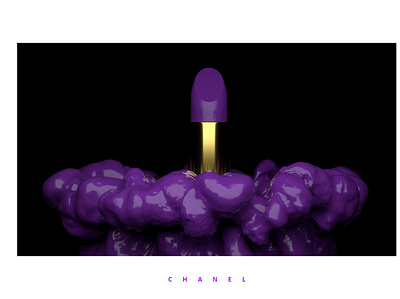 CHANEL LIPSTICK 💄 autodeskmaya branding design product animation