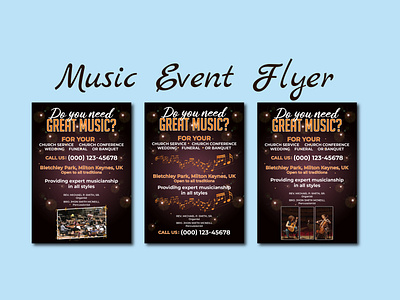 Modern Music Event Flyer Design