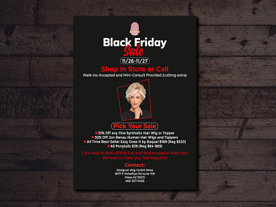 Black Friday Sale Flyer Design