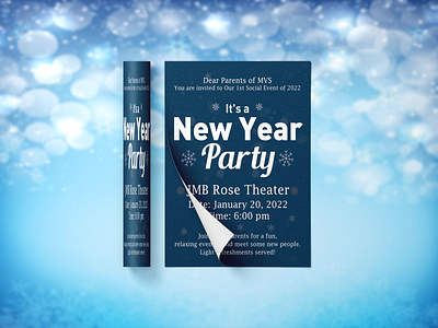 Party flyer design free template party brochure flyer design