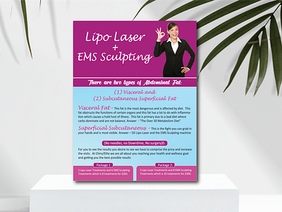 Laser Lipo Service Advertisement Flyer Template