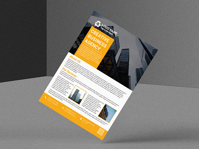 Modern corporate business brochure design template