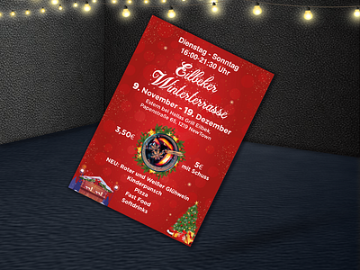 Christmas Holiday Flyer Design Template free download