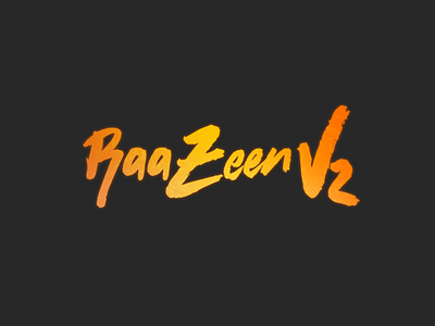 Logo RaaZeen V2 gaming identité logotype sport typographie