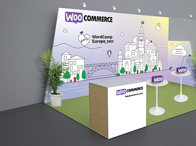WordCamp Europe ‘22 branding design graphic design illustration