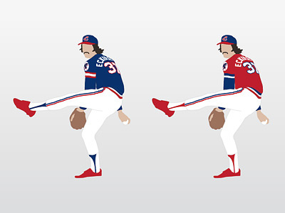 The Eck baseball cleveland illustration indians silhouette