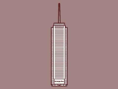 NYT building illustration manhattan new york nyc skyscraper times tower