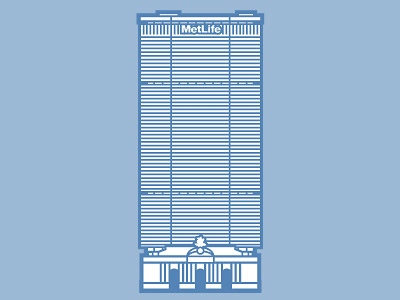 Metlife / Grand Central building grand central illustration manhattan metlife new york nyc panam skyscraper