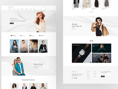 Fashion Store Landing Page | E-Commerce Concept