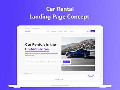 Car Rental - Landing Page Concept