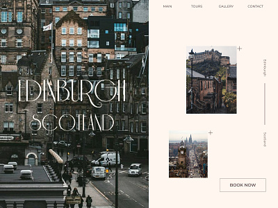 Edinburgh.Scotland aesthetic booking branding ecommerce ecommerce design edinburgh header scotland tour tours ui uidesign uiux ux uxdesign webdesign