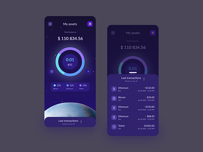 Crypto currency wallet