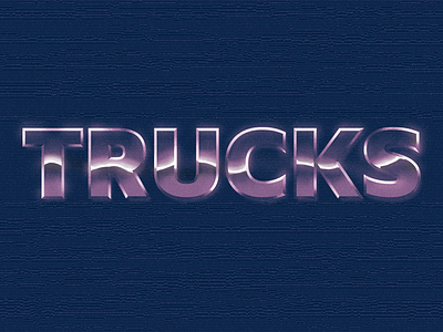 Trucks hand lettering illustration lettering