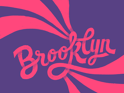Another Try at Brooklyn hand lettering illustration lettering