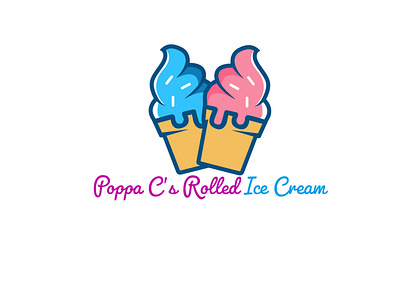 icream branding design flat graphic graphic design illustrator logo logo design logo designer logodesign