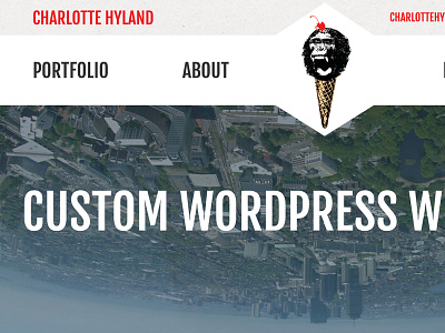 New Portfolio Site boston ice cream monkey portfolio site web design wordpress