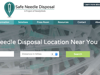 Safe Needle Disposal