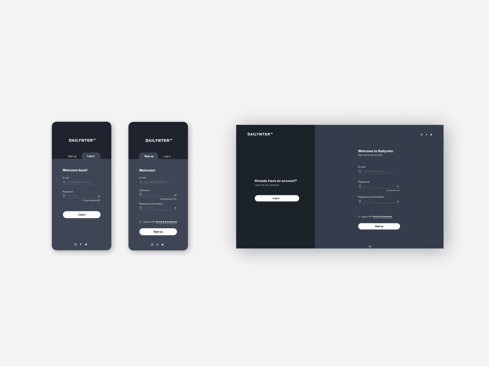 Daily UI: sign up page app branding dailyui dailyui 001 dailyuichallenge design ui ux web website