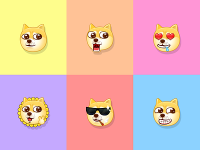 Doge by Miss.Feng on Dribbble