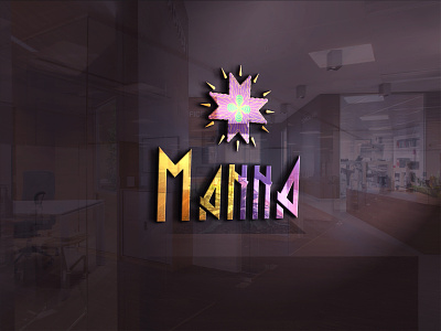Manna Educational Logo Design with Free 3D Mockup 3d mockup branding design flat illustration illustrator logo minimal typography vector