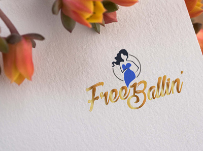 Free Ballin Logo Design for Cloth Brand with Free Mockup 3d mockup branding design flat illustration illustrator logo minimal typography vector