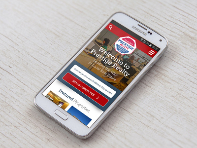 Real estate mobile version design mobile mockup realestate ui website