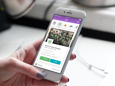 Hiring Tool app candidates design hiring ios jobs mobile tool ui ux